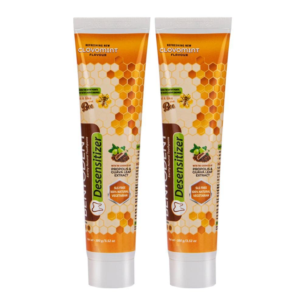 Bentodent Sensitivity Relief Toothpaste - Clovomint (Twin Pack) - Indian Dental Organization