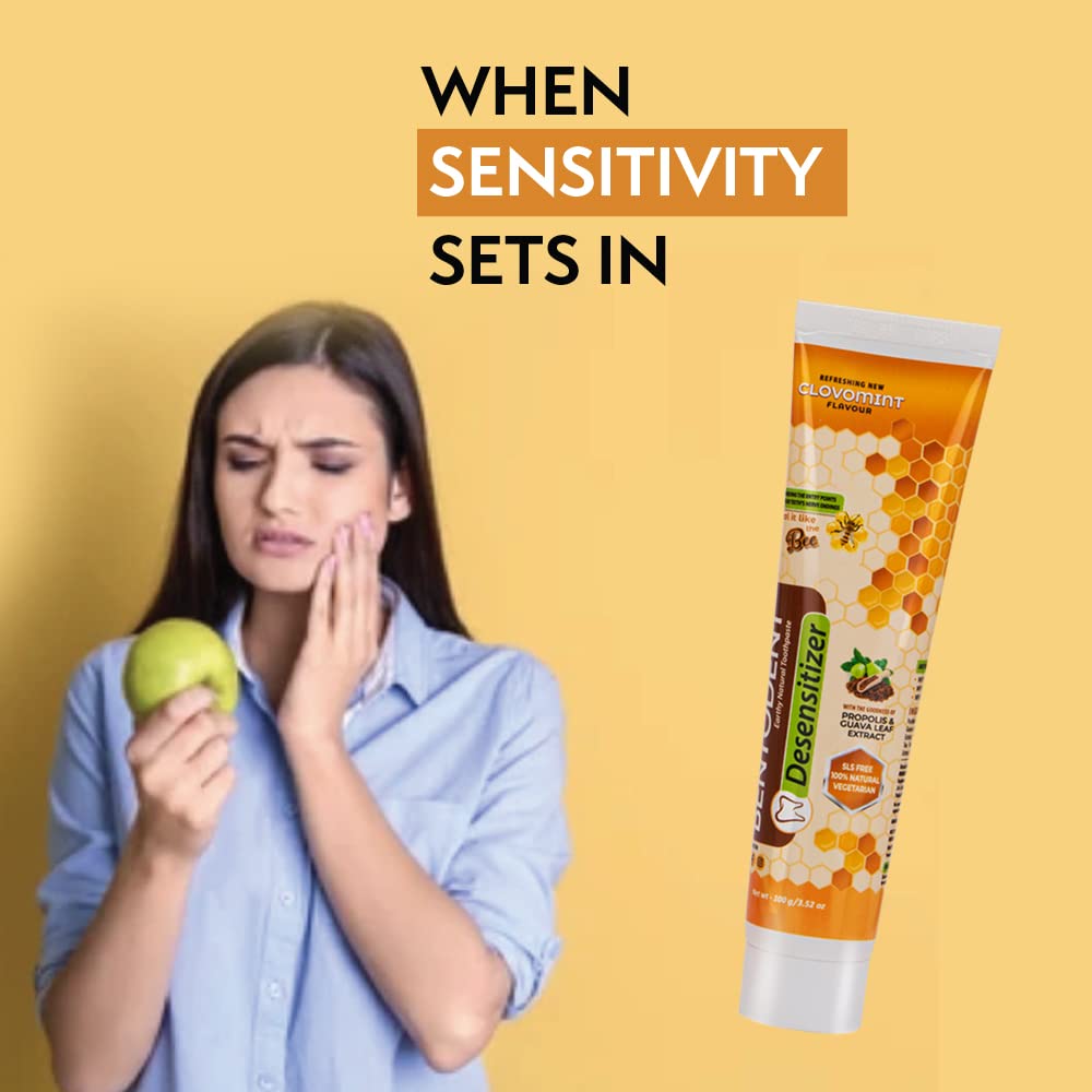 Bentodent Sensitivity Relief Toothpaste - Clovomint (Twin Pack) - Indian Dental Organization