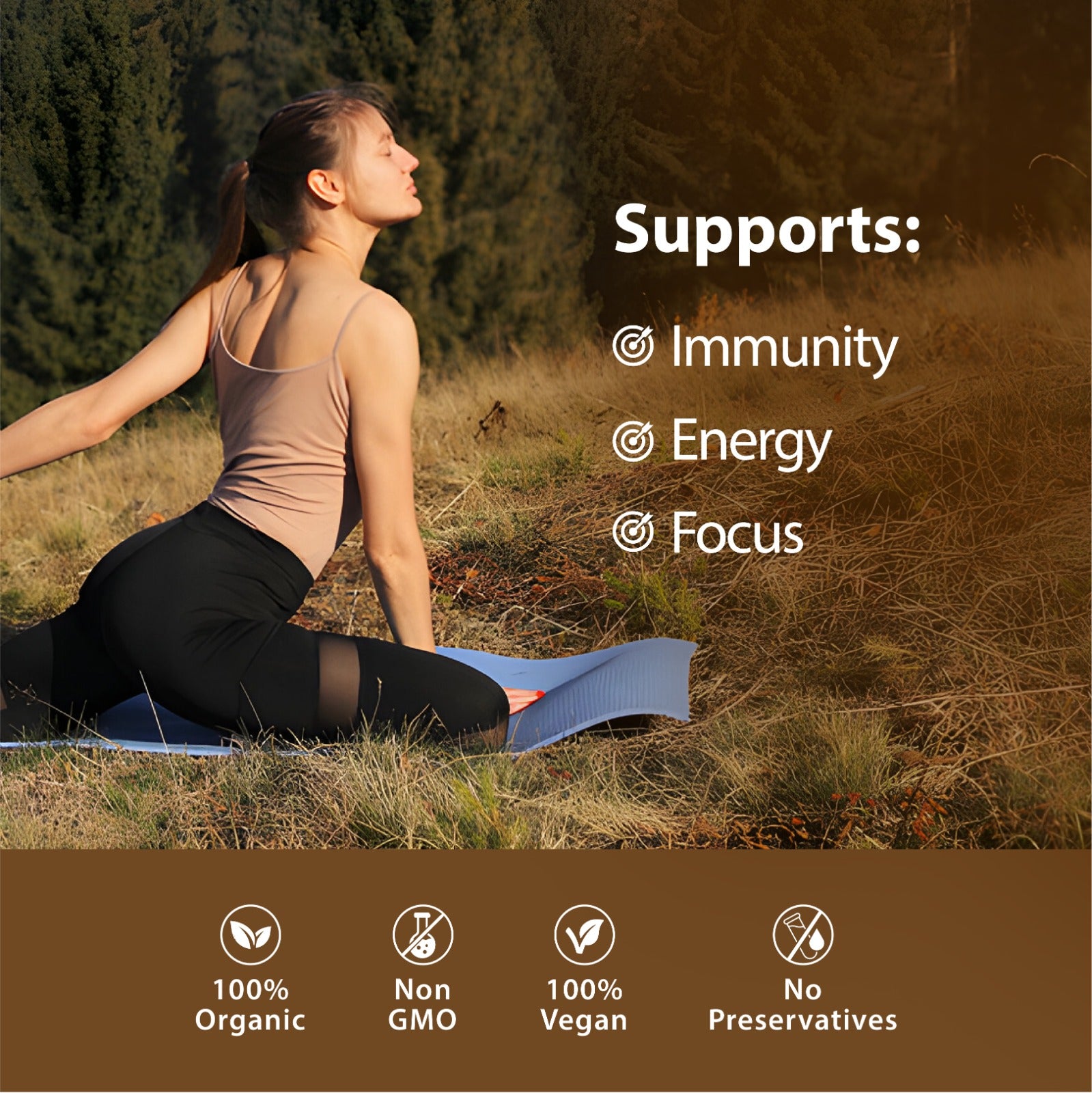 Yoga Aura 100% Pure Shilajit – 500 mg, 50% Fulvic Acid | Lab-Tested with COA | Canada & USA