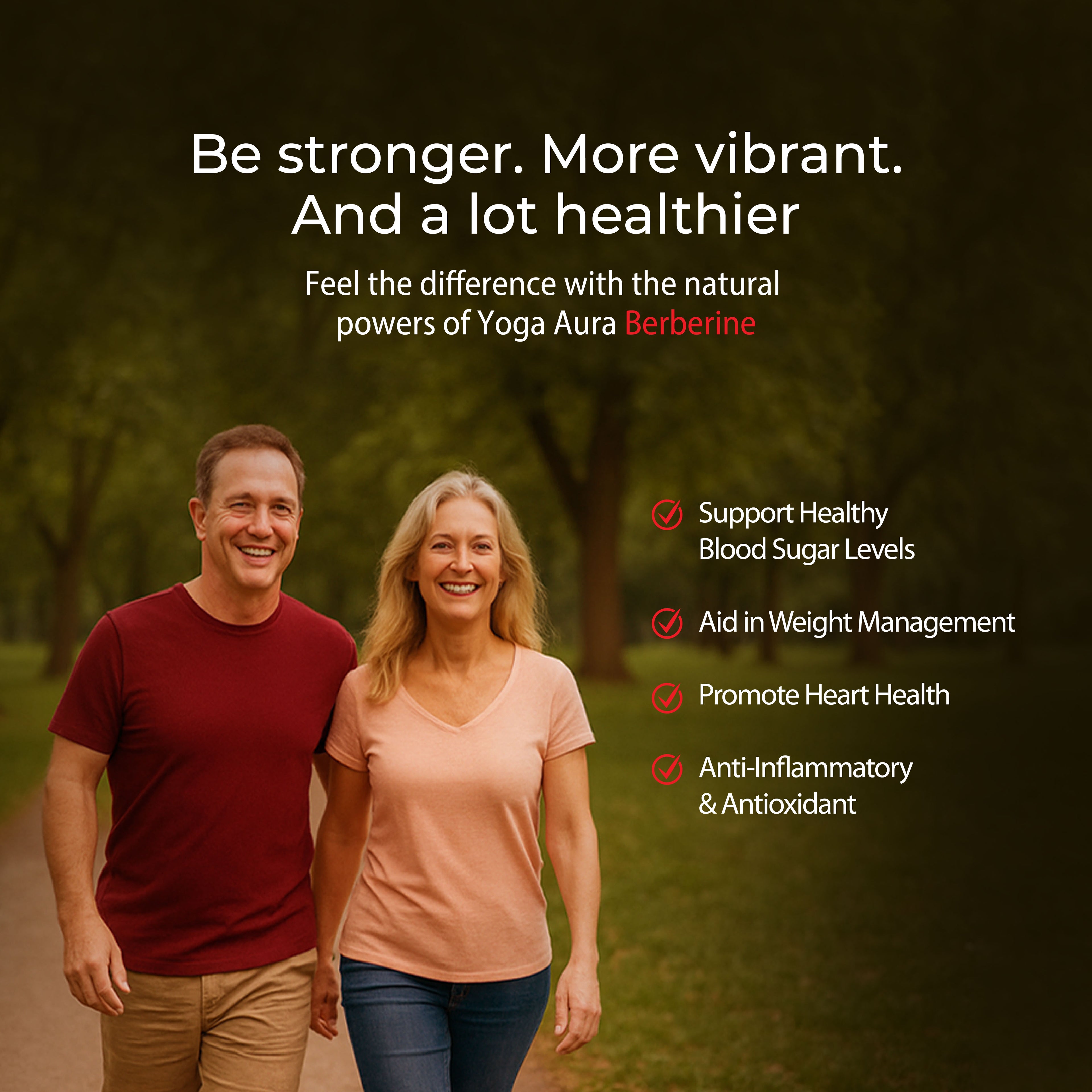 Yoga Aura 100% Pure Berberine – 500 mg of clinically studied berberine HCl, Lab tested, non-GMO & vegan