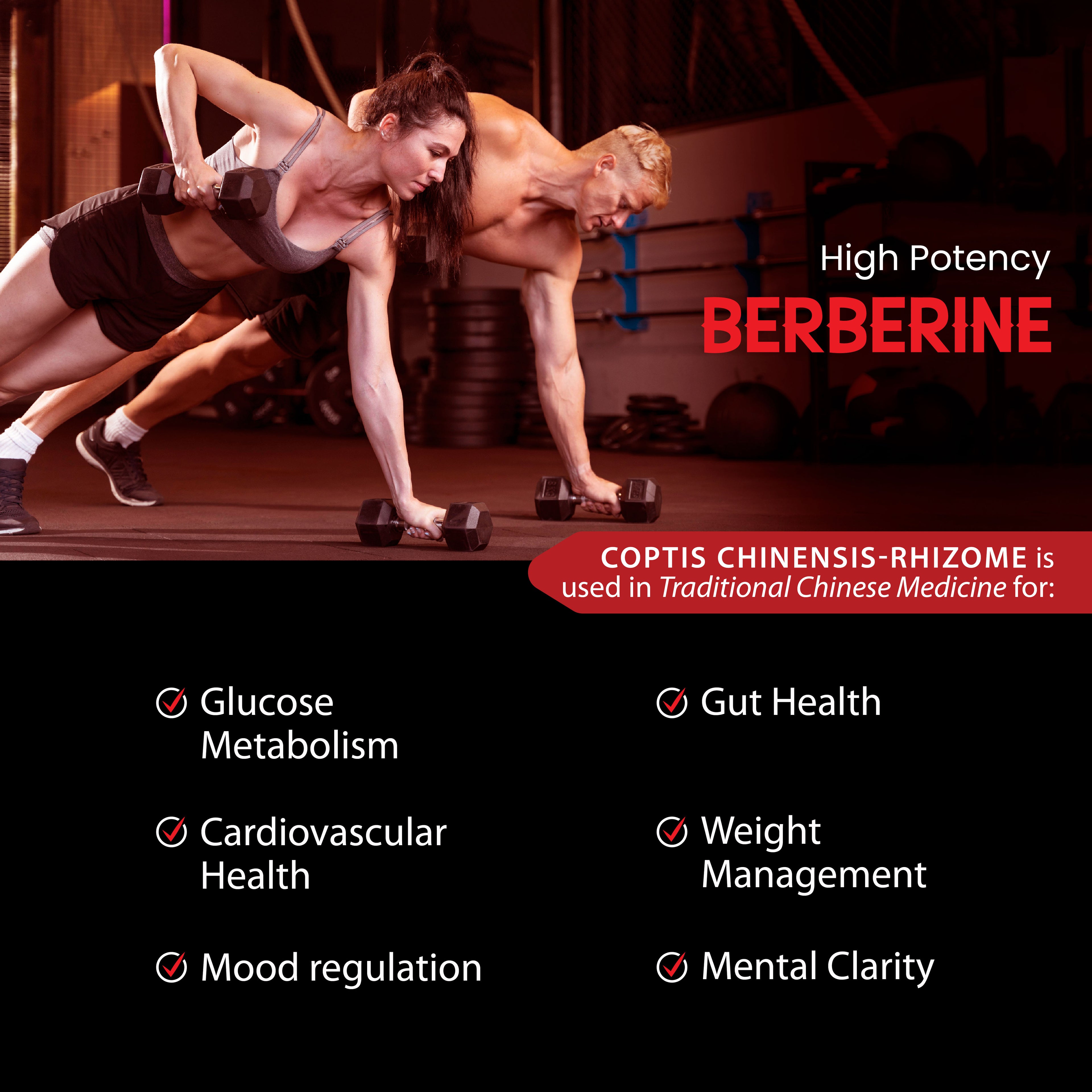 Yoga Aura 100% Pure Berberine – 500 mg of clinically studied berberine HCl, Lab tested, non-GMO & vegan