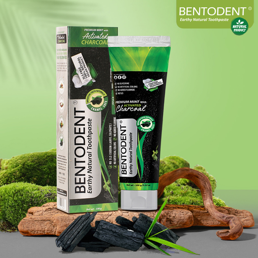 Bentodent Charcoal Toothpaste (Twin Pack) - Indian Dental Organization