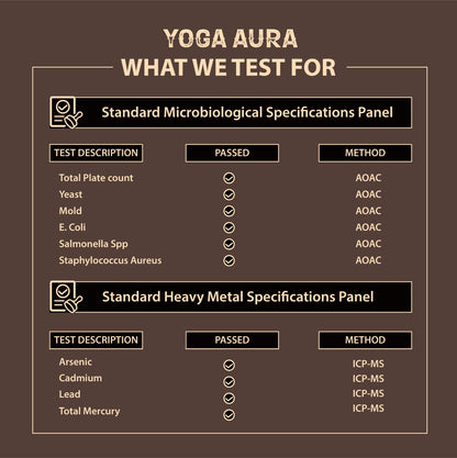 Yoga Aura 100% Pure Shilajit – 500 mg, 50% Fulvic Acid | Lab-Tested with COA | Canada &amp; USA
