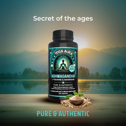 Ashwagandha Tri Formula QCE 30:1 6000 mg- 200mg,L-theanine 200mg, Magnesium 75mg